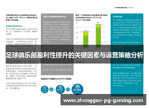 足球俱乐部盈利性提升的关键因素与运营策略分析 足球俱乐部盈利性提升的关键因素与运营策略分析